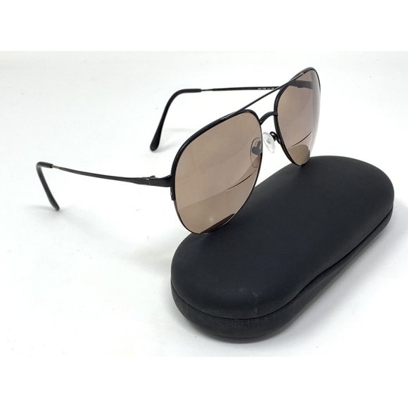 Vintage Marchon Marcolin 908 Big Aviator Eyeglasses FRAME ONLY 65mm Mt Black